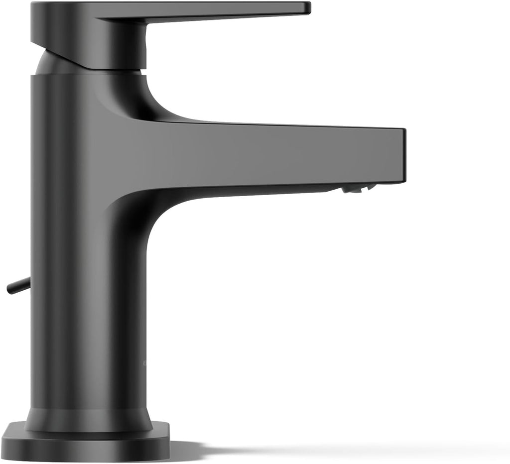 Kohler 74021-4-BL Taut® Single-Handle Bathroom Sink Faucet, 1.2 gpm, Matte Black