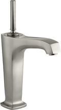 KOHLER K-16231-4-BN Margaux Tall Single Control Lavatory Faucet, Vibrant Brushed Nickel