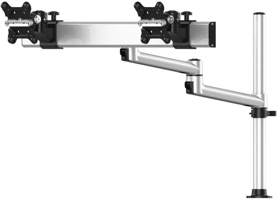 Dual Track Rail Mount for Apple Display with Quick Release Dual Arm (BL-AT106)