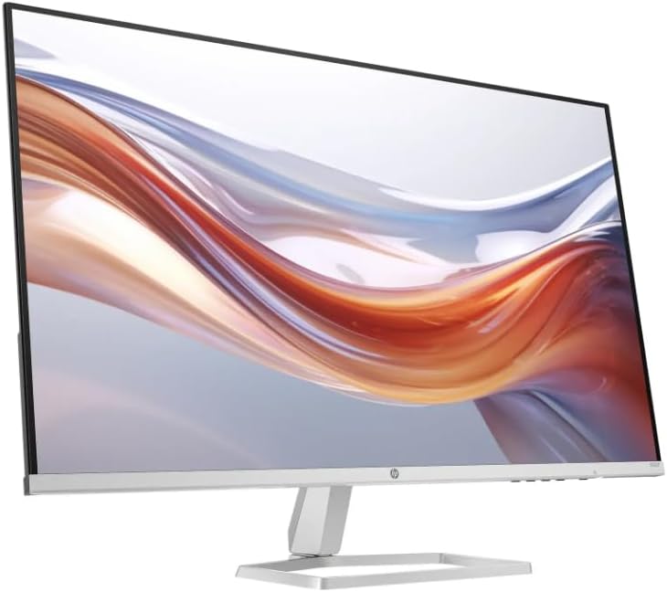 HP 32' FHD(1920X1080) VA Panel Monitor, Anti-Glare Display, 100Hz Refresh Rate, 7 MS Response Time, 2 x HDMI 1.4, 1 x VGA, 16:9 Aspect Ratio, Silver, with 5ave HDMI Cable