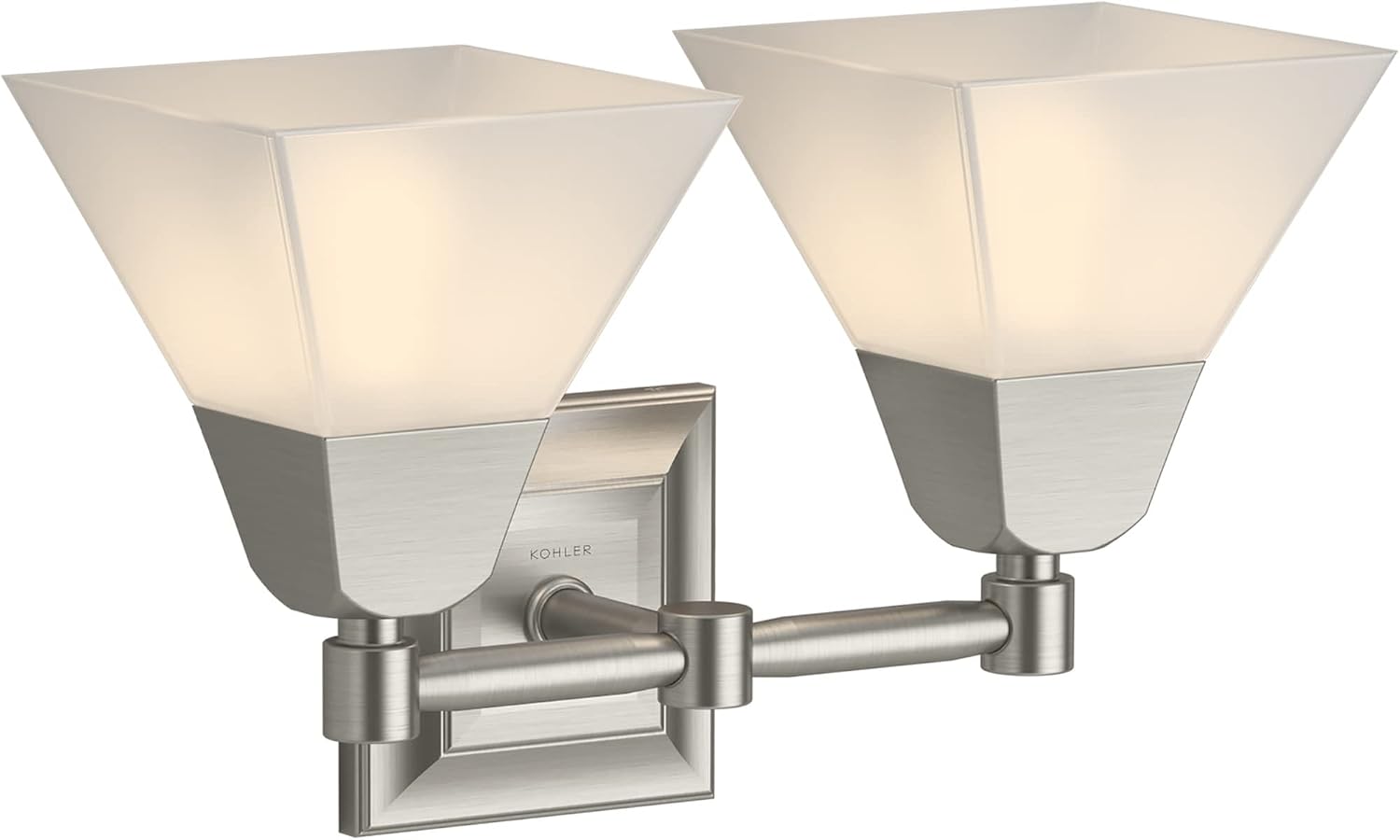 Kohler 2-Light Vanity - Brushed Nickel Memoirs