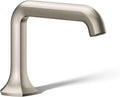 Kohler 27009-BN Occasion® Bathroom Sink Faucet spout with Straight Design, 1.2 gpm, Vibrant Brushed Nickel