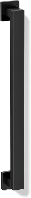 KOHLER K-23294-BL Square 18 Inch Grab Bar, Installation Hardware Included, 300lb Capacity, Matte Black