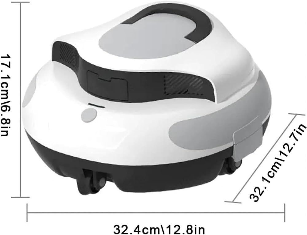 Cordless Pool Robot, Strong Suction Power Pool Robot 100min Powerful Cleaning Pool Water Vacuum Cleaner