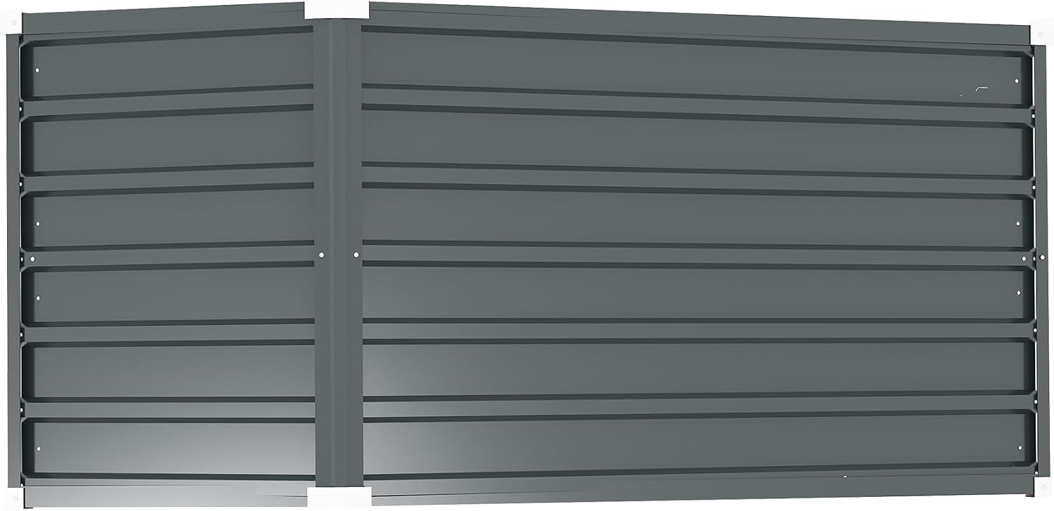 Small 5 × 2 FT Sheds & Outdoor Storage with Side Extension Roof, Waterproof Metal Outside Storage Shed with Sturdy Frame, Utility Tool Shed for Backyard Garden — Dark Gray