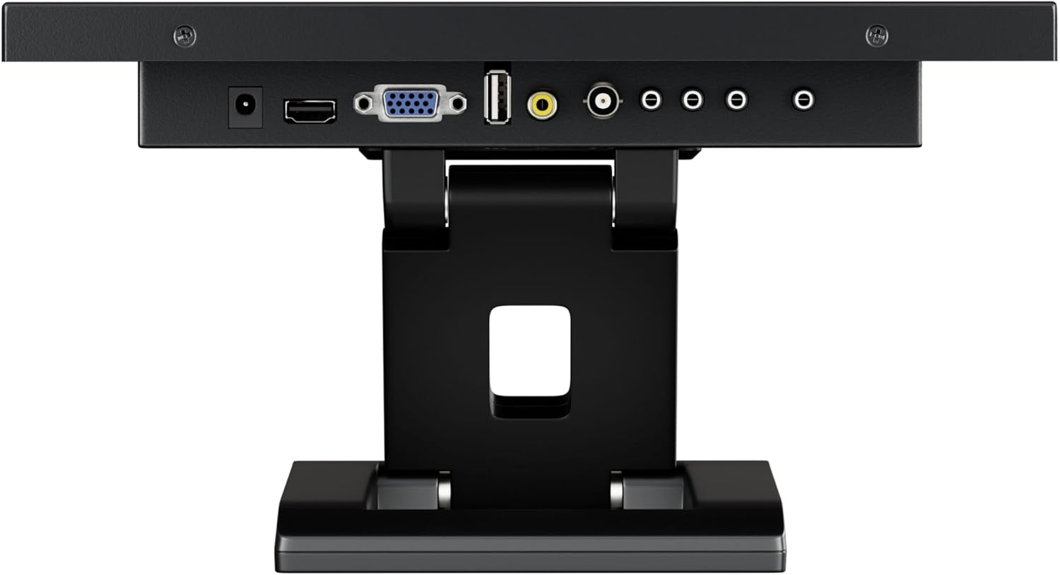 Beetronics 12-Inch Full HD IPS Monitor - Professional Industrial-Grade Display | HDMI, VGA, BNC, RCA Inputs | Durable Metal Housing, Matte Screen, 4:3 Aspect Ratio, Wide Viewing Angle - 12VG7M