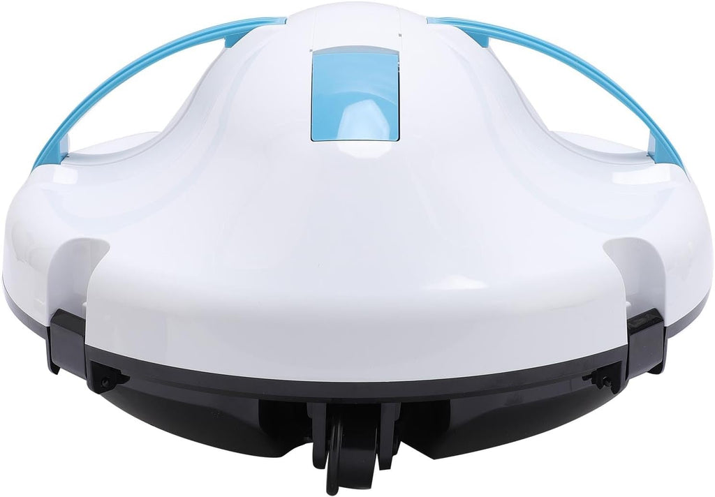Automatic Pool Cleaner, Cordless Underwater Cleaner Robot with Long Runtime for Swimming Pools, Efficient Cleaning with Suction Technology, Easy to Use (US Plug)