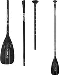 NIXY Full Carbon Fiber SUP Paddle – Adjustable 3 Piece Pro Paddle with ABS Blade Edge for Stand Up Paddle Board – Durable, Lightweight Floating Paddle