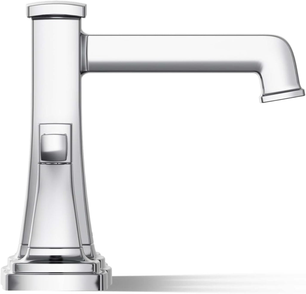 Kohler K-27398-4N-CP Riff Centerset bathroom sink faucet, .5 gpm, Polished Chrome