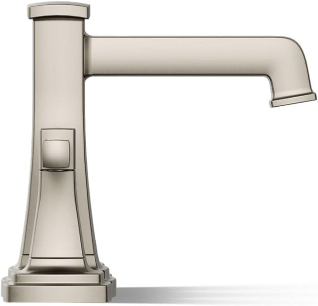 Kohler K-27398-4K-BN Riff Centerset Bathroom Sink Faucet, 1.0 gpm, Vibrant Brushed Nickel