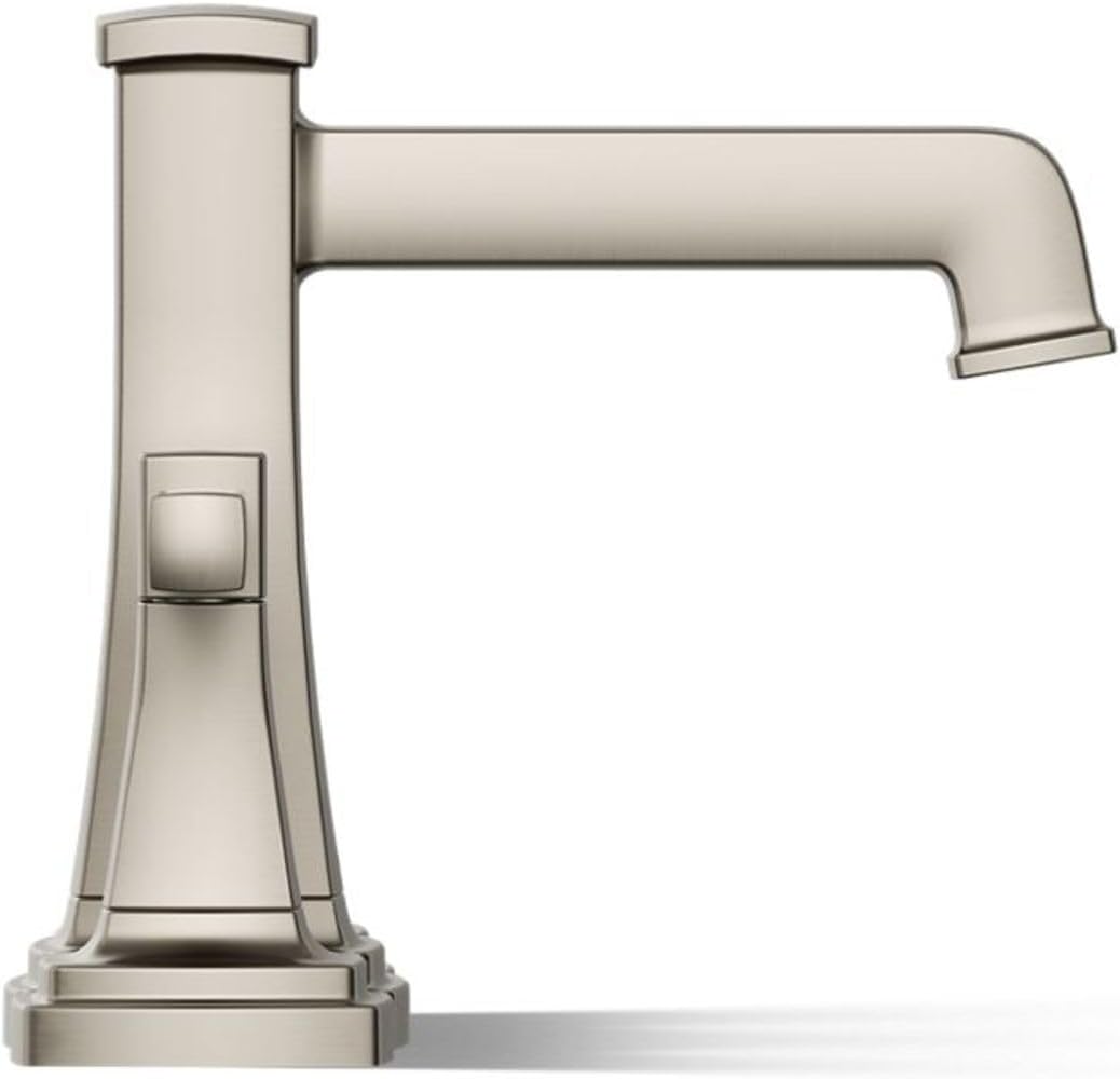 Kohler K-27398-4K-BN Riff Centerset Bathroom Sink Faucet, 1.0 gpm, Vibrant Brushed Nickel