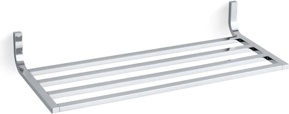 Kohler K-11577-BN Loure Hotelier Bathroom Shelf, Vibrant Brushed Nickel