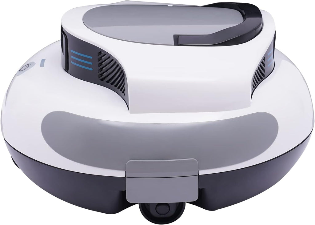 Robotic Cordless Pool Vacuum Cleaner - Automatic Swimming Pool Cleaning Machine with Powerful Suction, Dual Brushless Motors, 75 Mins Runtime, Ideal for Inground and Above Ground Pools up to 807 ft²