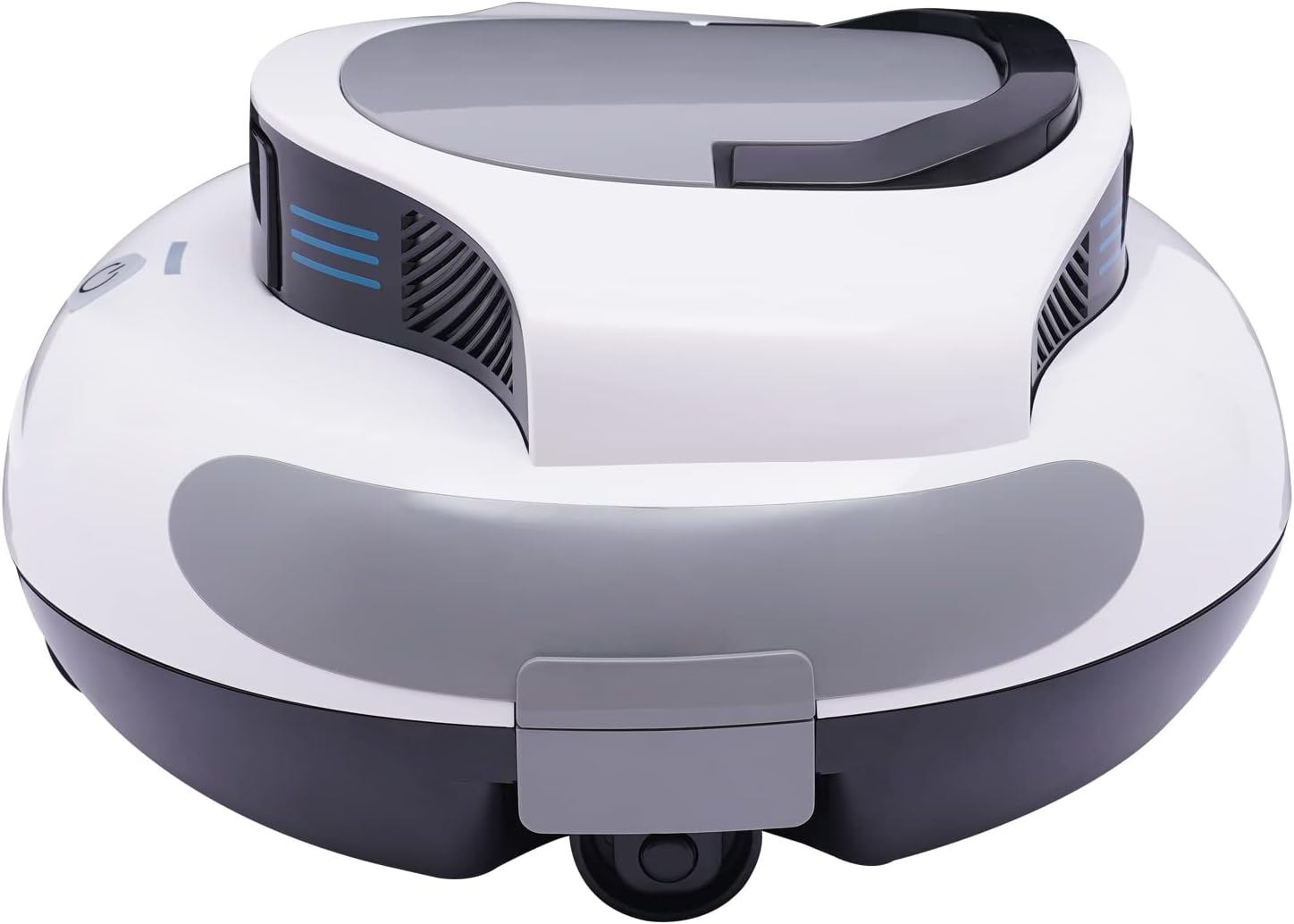 Robotic Cordless Pool Vacuum Cleaner - Automatic Swimming Pool Cleaning Machine with Powerful Suction, Dual Brushless Motors, 75 Mins Runtime, Ideal for Inground and Above Ground Pools up to 807 ft²