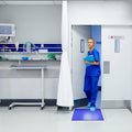 Clean Room Sticky Mats 36' x 45' (4 Pads, 30 Sheets per Pad) - Blue