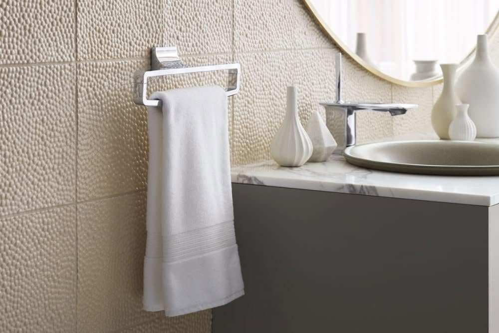Kohler K-11587-BN Loure Towel Ring Vibrant Brushed Nickel