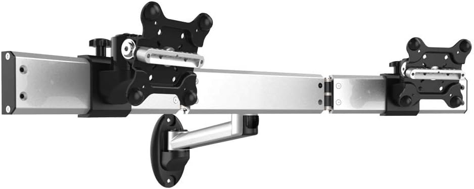 Dual Monitor Wall Mount for Apple w/Quick Release Single Arm