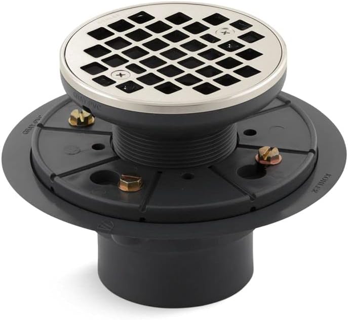 KOHLER Clearflo Round design tile-in shower drain