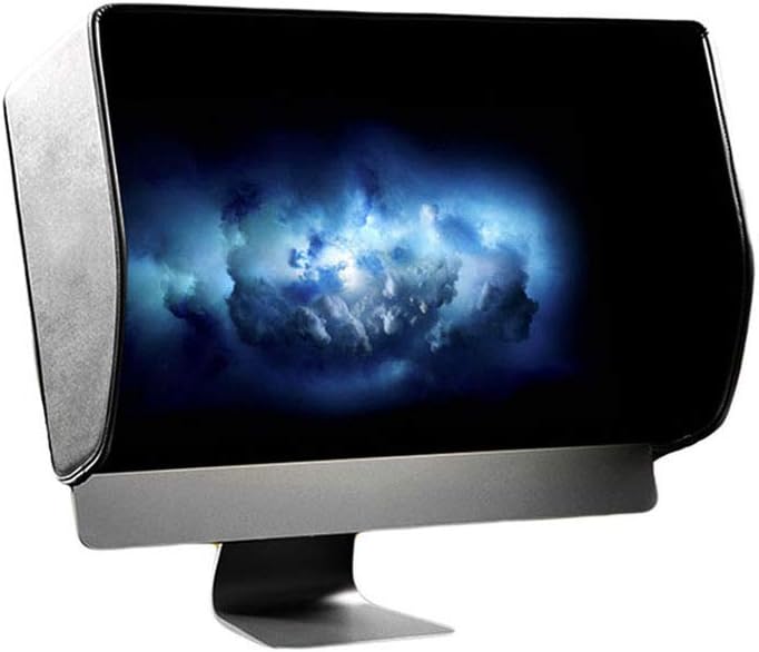 27-Inch Computer Screen Hood, Anti-Stray Light and Anti-Peeping Eye Protection Baffle, Suitable for Apple iMac/Imacpro Model Computers, Suitable for Frame Width 65CM,Gray