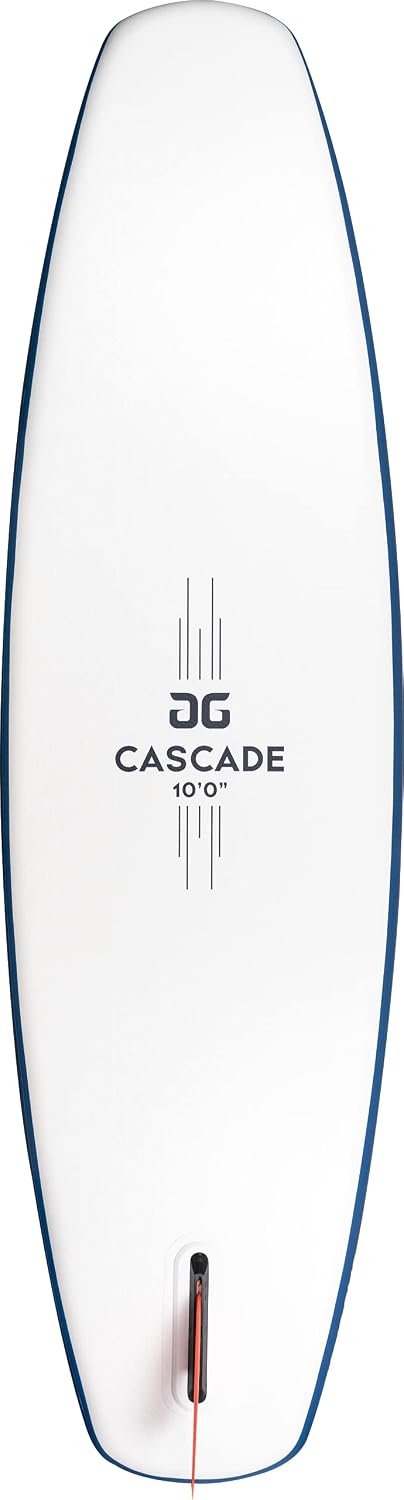 AQUAGLIDE Inflatable Stand Up Paddle Board with Premium SUP Accessories - Backpack, 3-Piece Focus Leverlock Paddle, Fin, Leash, and Hand Pump - Cascade 10' ISUP, Multicolor