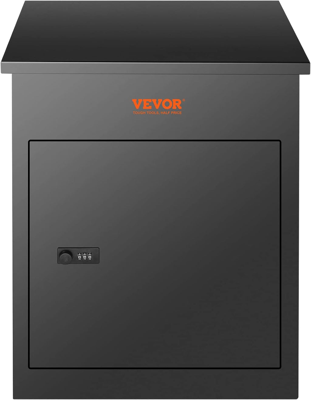 VEVOR Package Delivery Boxes for Outside, Extra Large Mailbox with Coded Lock, Galvanized Steel Wall Mounted Mailboxes 17.3'x13.8'x22.8', Anti-Theft Baffle, IPX3 Waterproof for Porch, Curbside