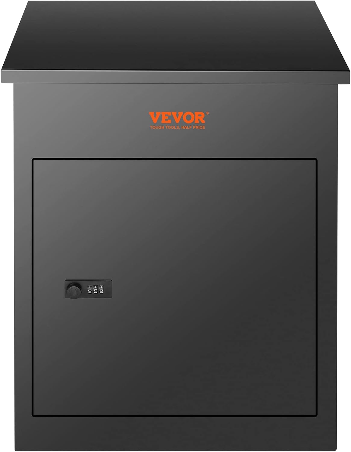 VEVOR Package Delivery Boxes for Outside, Extra Large Mailbox with Coded Lock, Galvanized Steel Wall Mounted Mailboxes 17.3'x13.8'x22.8', Anti-Theft Baffle, IPX3 Waterproof for Porch, Curbside