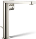 Kohler 73168-4-SN Composed® Tall Single-Handle Bathroom Sink Faucet with Lever Handle, 1.2 gpm, Vibrant Polished Nickel