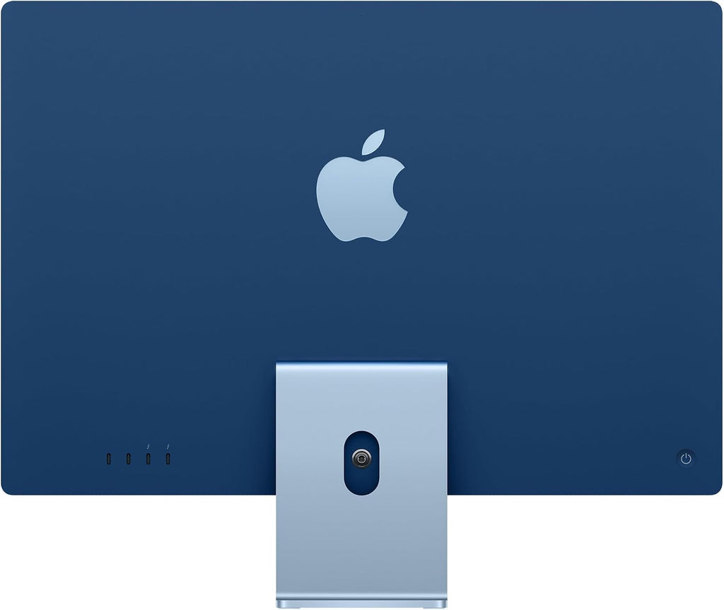 2021 Apple iMac with Apple M1 Chip with 8-core CPU (24-inch, 8GB RAM, 256GB SSD Storage) (QWERTY English) Blue (Renewed)
