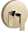 KOHLER TS73115-4-AF Composed Rite-Temp Valve Trim With Lever Handle, Vibrant French Gold