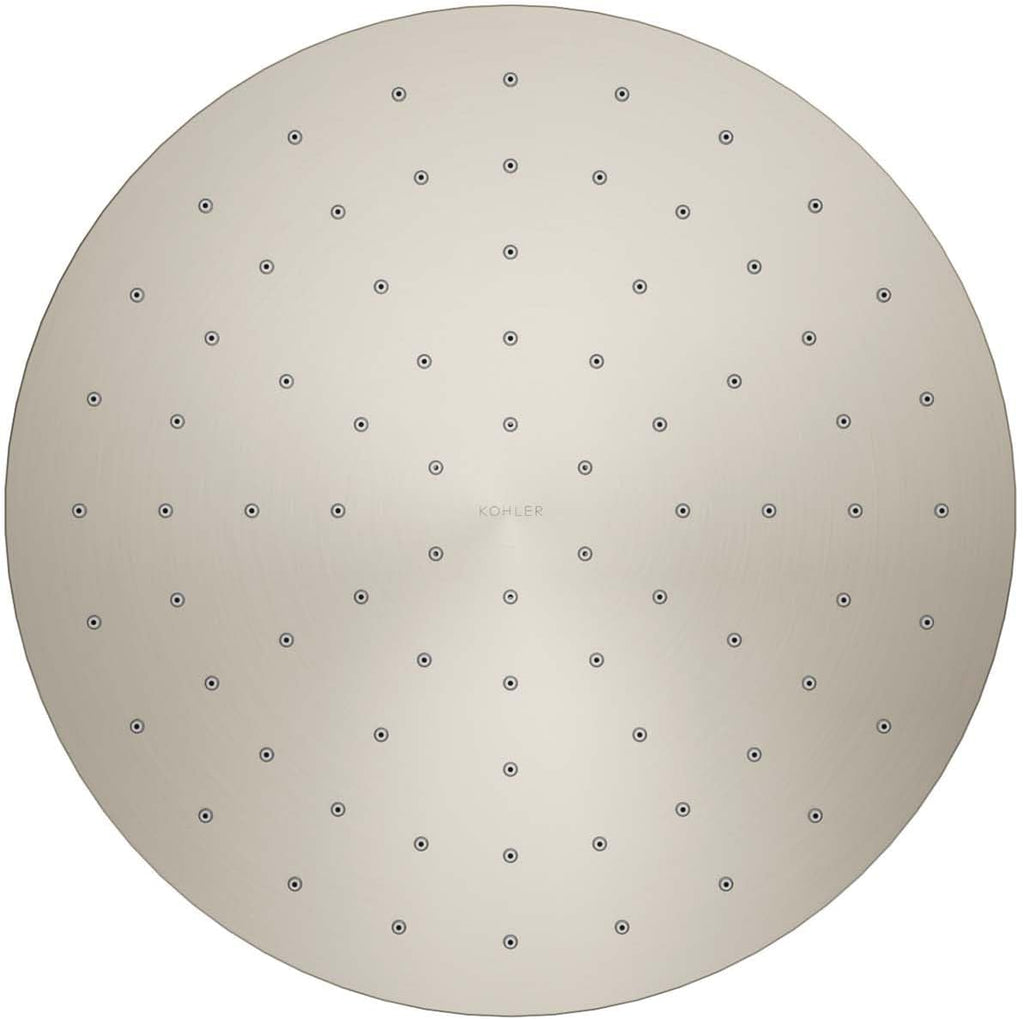 Kohler 13689-G-BN Contemporary Round 10' single-function rainhead, 1.75 gpm, Vibrant Brushed Nickel