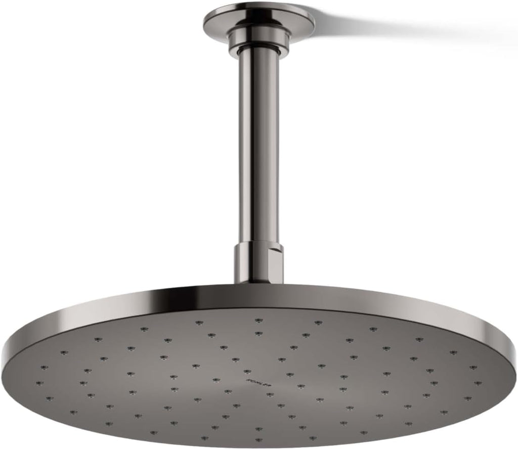 Kohler 13689-G-TT, 10 CONTEMPORARY ROUND RAIN SHWHD,1.75GPM, Vibrant Titanium