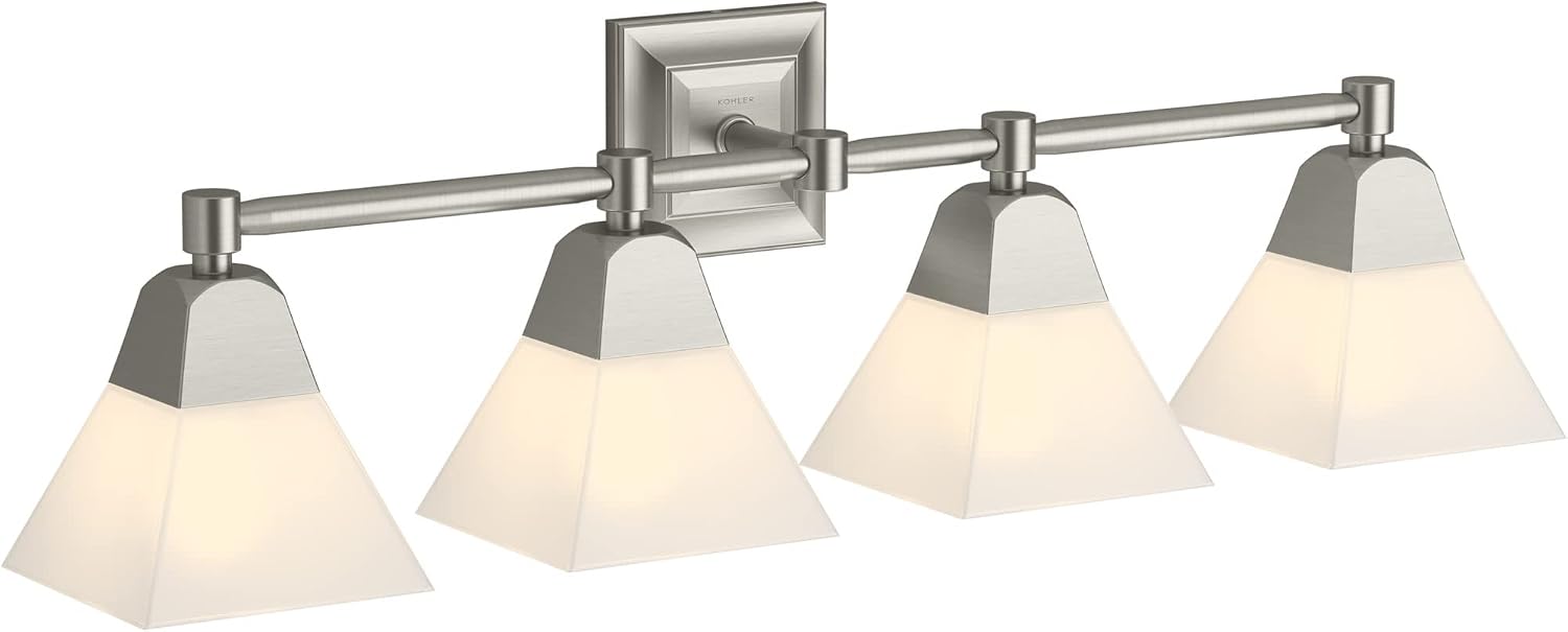 Kohler 4-Light Vanity - Brushed Nickel Memoirs Collection