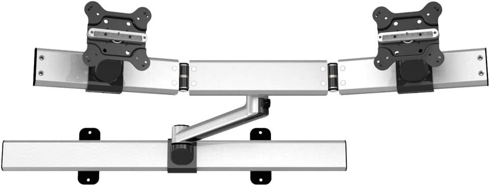 Dual Monitor Wall Mount for Apple Quick Release Single Arm Extension