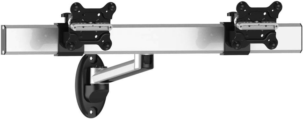 Dual Monitor Wall Mount for Apple Quick Release Single Arm