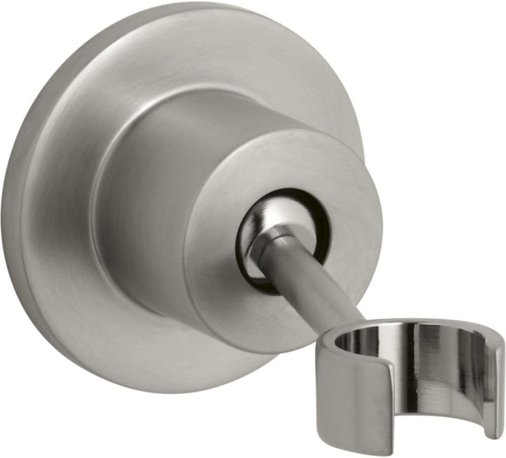 KOHLER K-975-BN Stillness Adjustable Wall-Mount Bracket, Vibrant Brushed Nickel