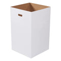 Box USA 40 Gallon 18' L x 18' W x 30' H 10-Pack Cardboard Trash Cans and Recycling Bins, Reusable or Disposable Pop Up Garbage Boxes for Parties, Outdoor Events, Heavy Duty, Plain