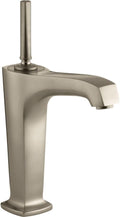 KOHLER K-16231-4-BV Margaux Tall Single Control Lavatory Faucet, Vibrant Brushed Bronze