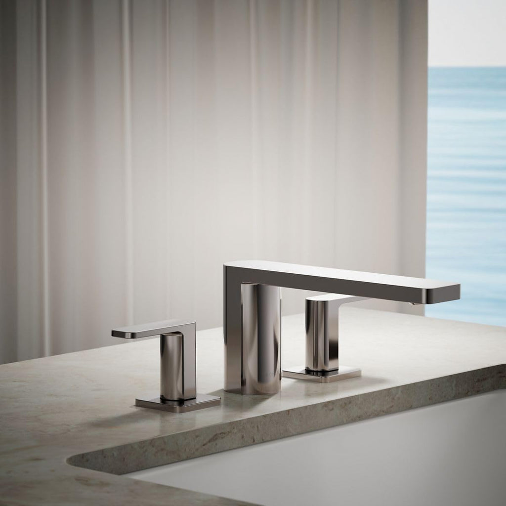Kohler 27121-4-TT Parallel® Two-Handle Deck-Mount Bath Faucet, Vibrant Titanium