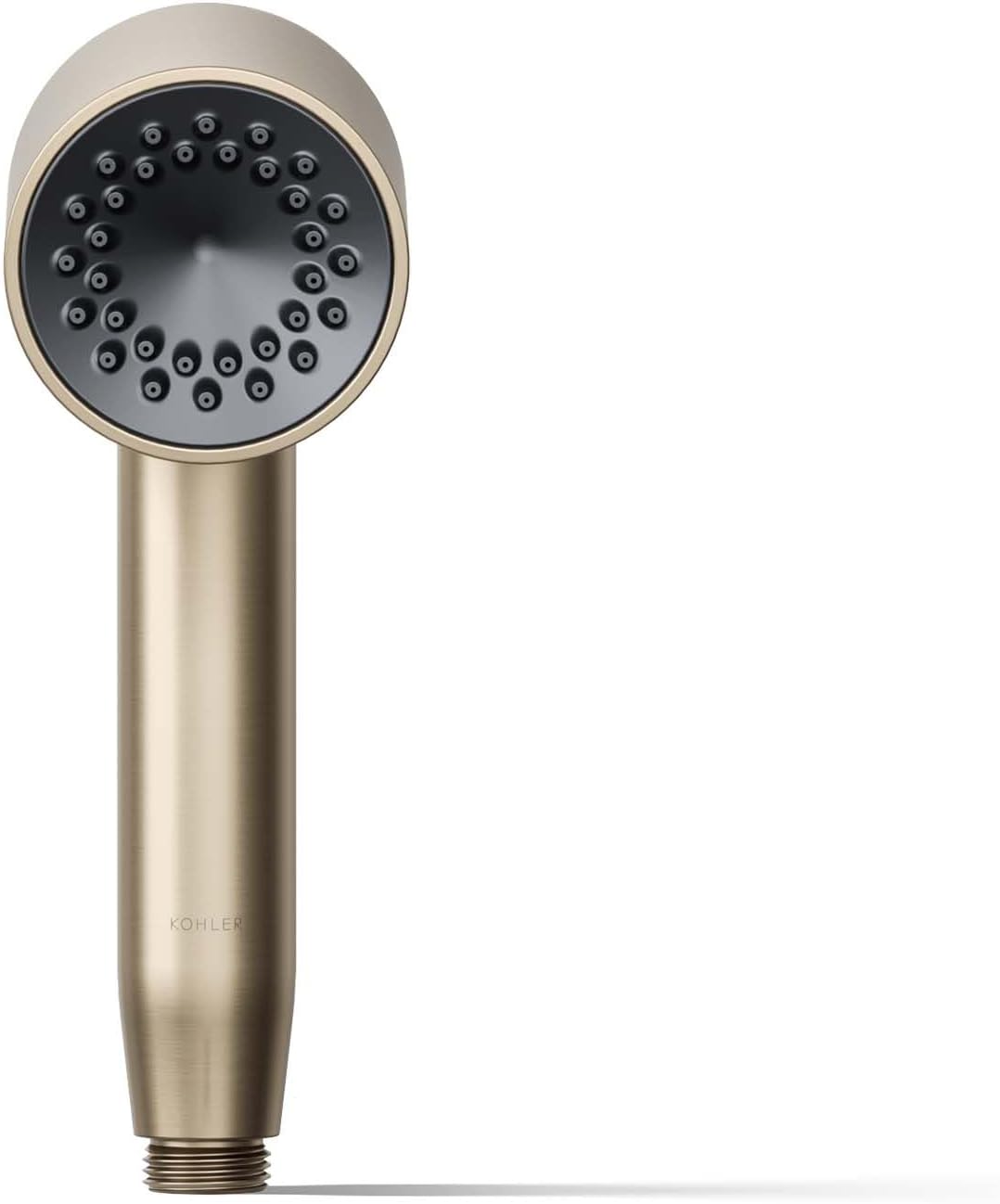 KOHLER 26286-BV Statement Single-Function HAND SHOWER, Maximum Spray Performance with an Easy-to-clean Surface, Vibrant Brushed Bronze, 2.5 GPM