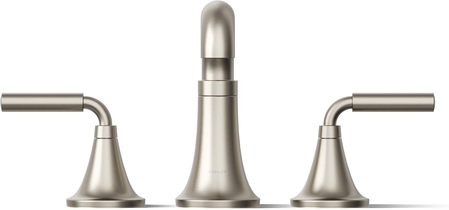 Kohler T27417-4-BN Tone™ Deck-Mount Bath Faucet Trim, Vibrant Brushed Nickel