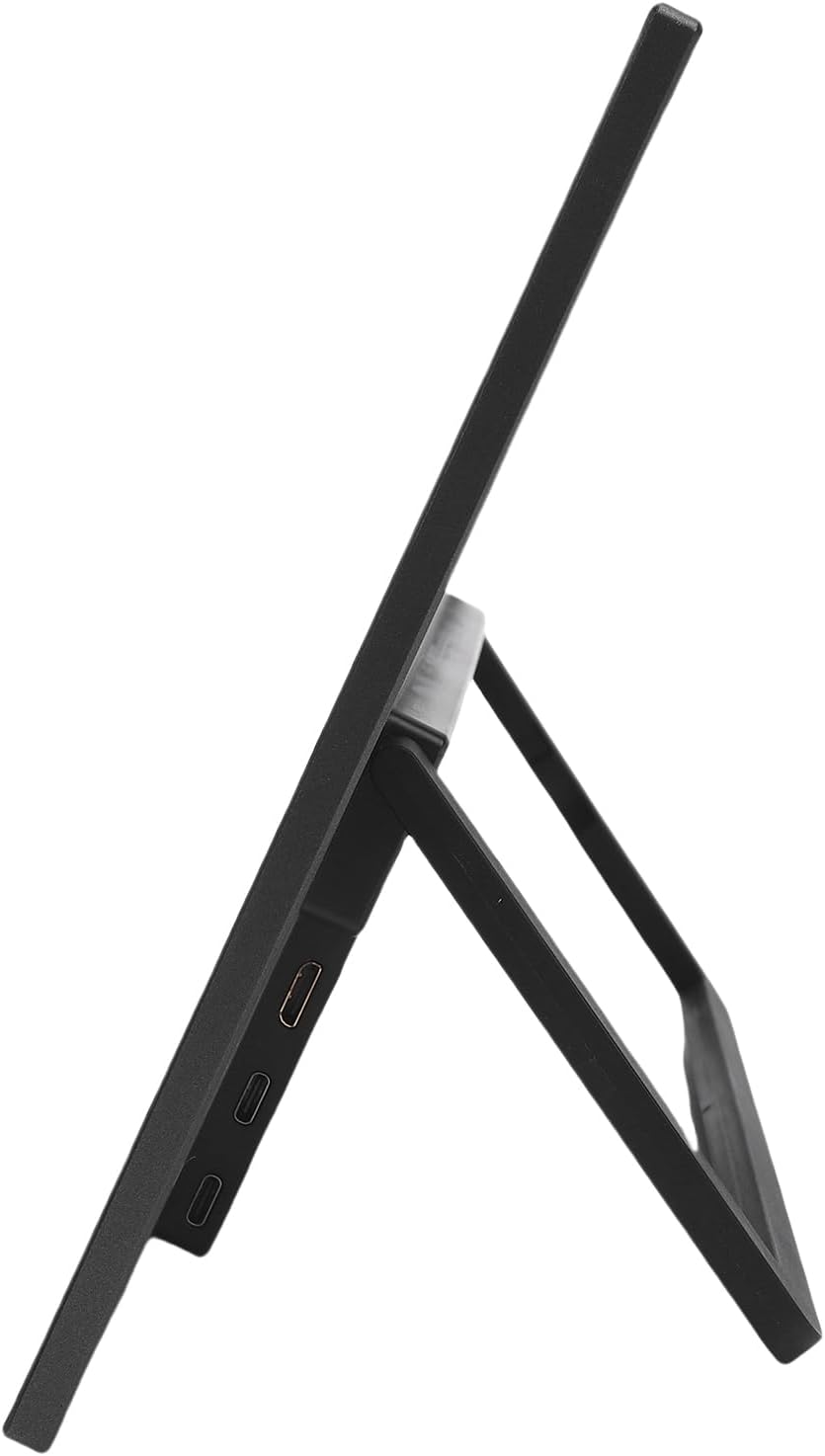 14in Portable Monitor, 1920 * 1200P Laptop Screen with USB C, HDMI Gaming Monitor with Kickstand, 60Hz, 178° Viewing Angle, Ultra Slim for Travel and Office Use