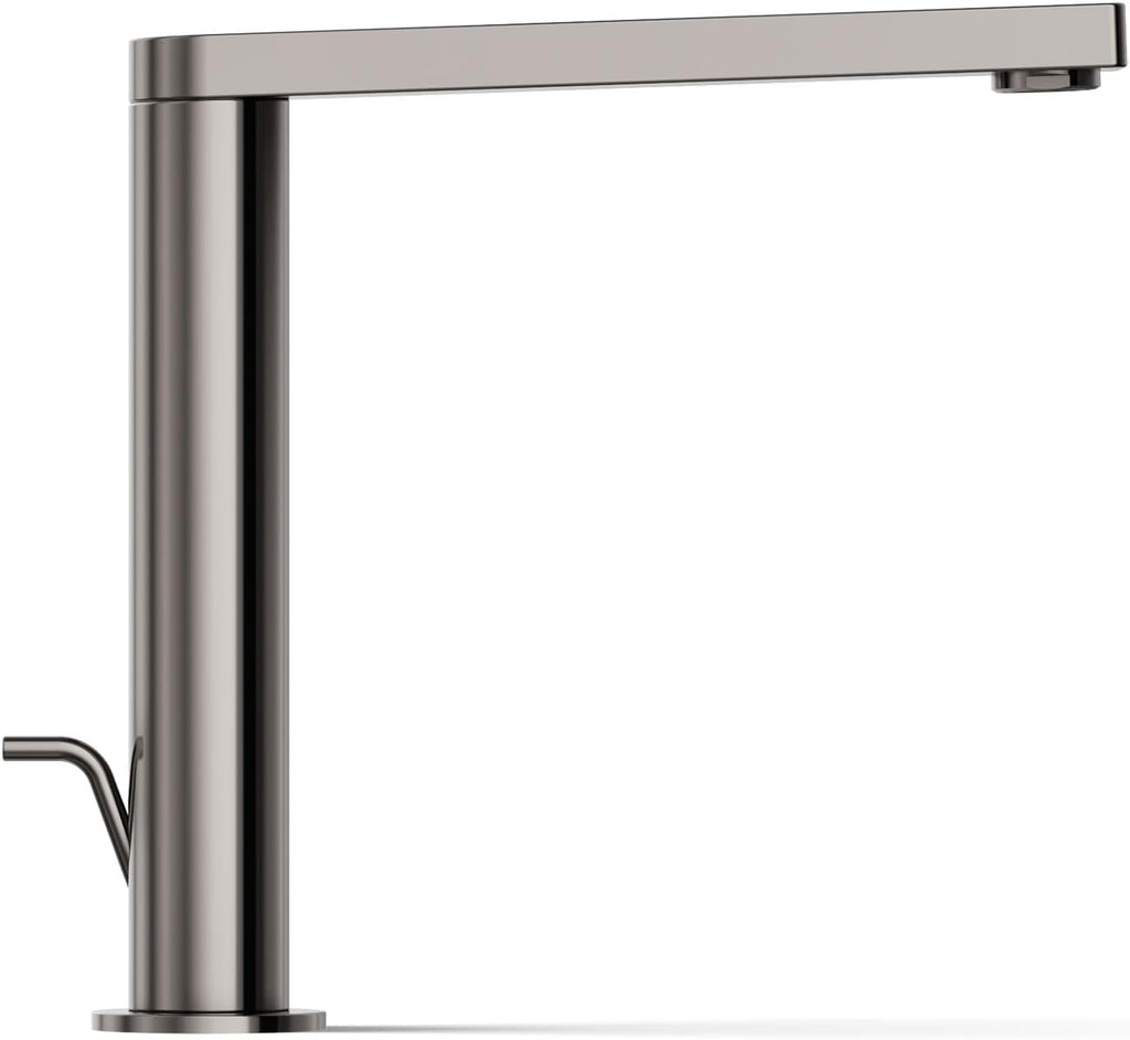 Kohler 73168-4-TT Composed® Tall Single-Handle Bathroom Sink Faucet with Lever Handle, 1.2 gpm, Vibrant Titanium