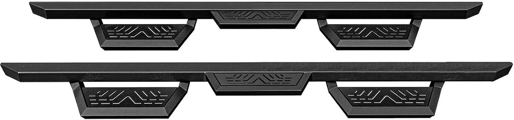 PZ Running Boards Compatible with 2010-2024 Toyota 4Runner Trail Edition,2014-2024 4Runner SR5/TRD Pro Model (Without Side Skirts), Drop Side Steps Black Heavy Duty Carbon Steel Rails Nerf Bars