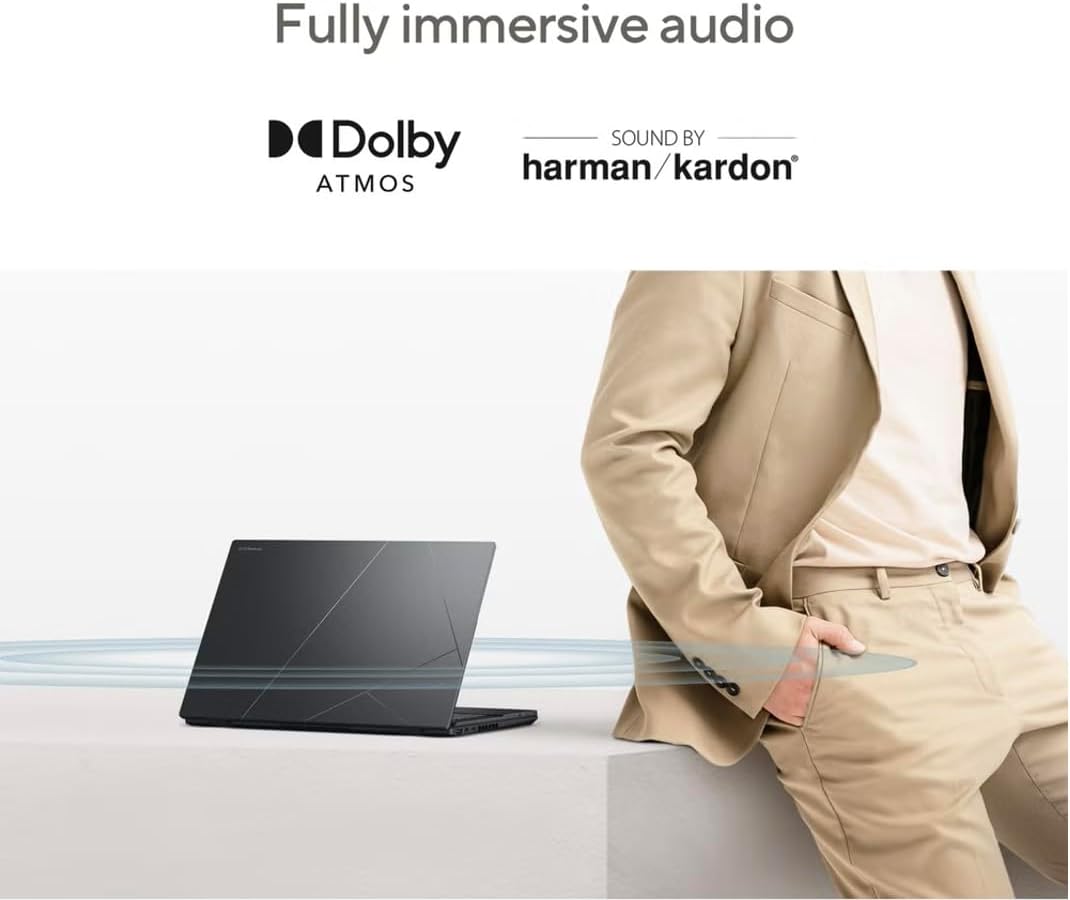 ASUS Zenbook Duo ux8406 AI Powered 2-in-1 Laptop 14.0' Touchscreen OLED 3K 120Hz Display (Intel Ultra 9-285H, 32GB LPDDR5X, 2TB PCIe SSD, Active Pen, Backlit KB, Win 11 Home) w/DKZ USB Port Expander