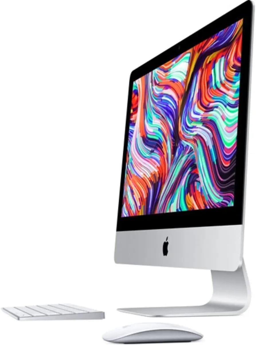 Apple iMac 21.5 inches, 2019, 4K I3-8100 3.6 GHz 8 256GB SSD Radeon Pro 555X MHK23LL/A (Renewed)