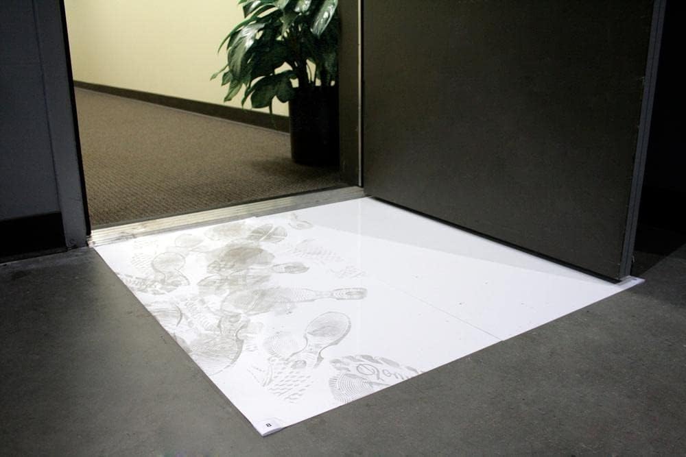 Clean Room Sticky Mats 36' x 45' (4 Pads, 30 Sheets per Pad) - White