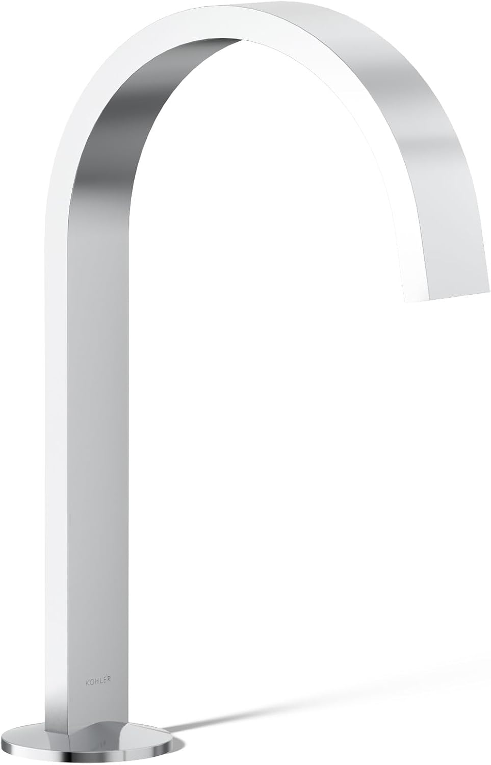 Kohler 77968-CP Components® Bathroom Sink Faucet spout with Ribbon Design, 1.2 gpm, Polished Chrome