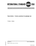 ISO 2958:1973, Road vehicles - Exterior protection for passenger cars