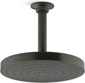 KOHLER 76464-Y-2BZ Awaken 8 Inch Single-Function Rain SHOWERHEAD, 8' Fixed Round Rainfall SHOWERHEAD, 2.5 GPM, Oil-Rubbed Bronze