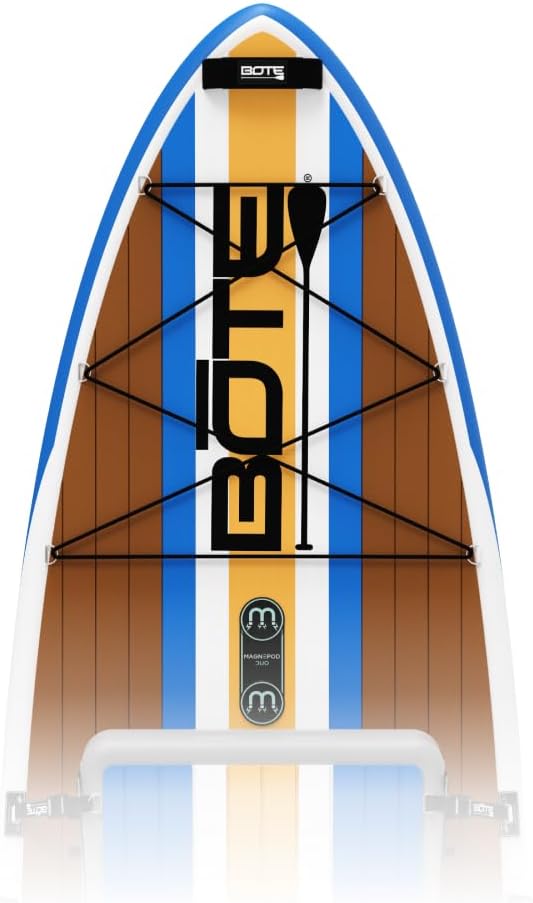 BOTE Lowrider Aero Inflatable Stand Up Paddle Board MAGNEPod Blow Up iSUP Convertible Seat Included Adults Kids Family Friendly Multiple Sizes